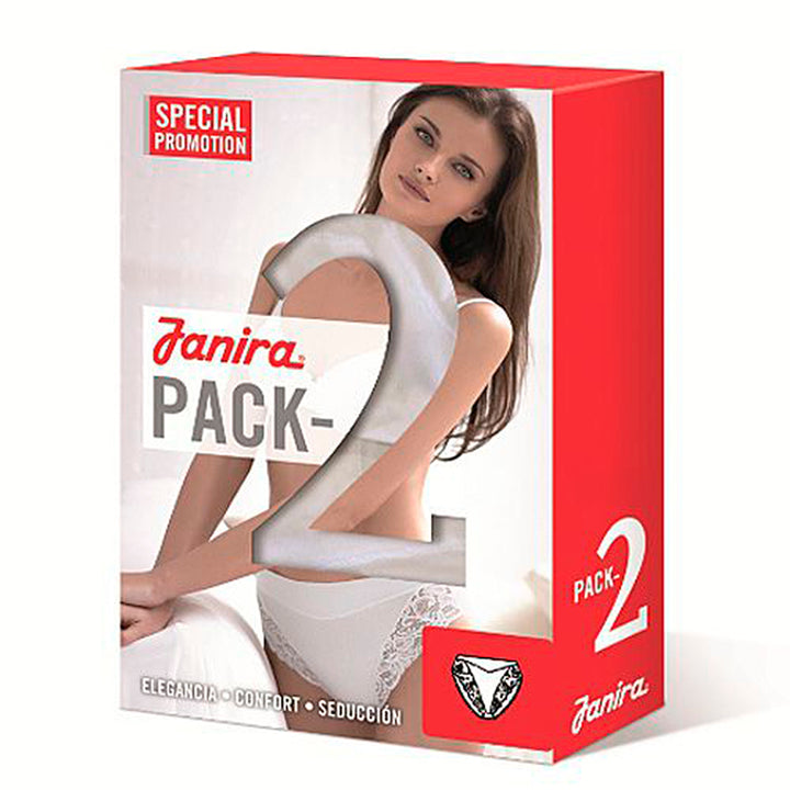 Janira 2 pack Cotton Milano Essential Panty - Size X-Large