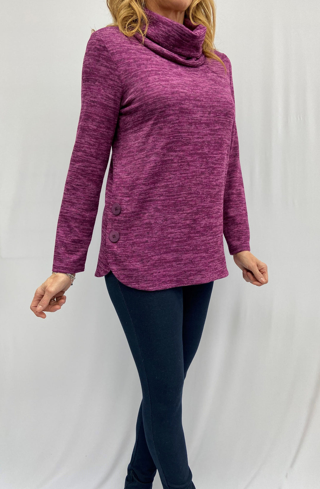 Jasmine Cowl Neck Sweater - Size Large