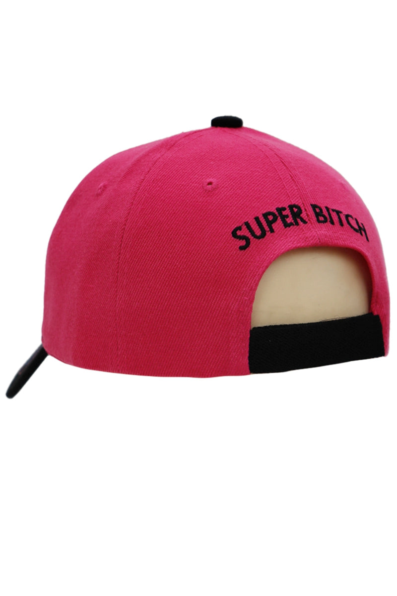 Super Bitch Rose Bling Baseball Cap