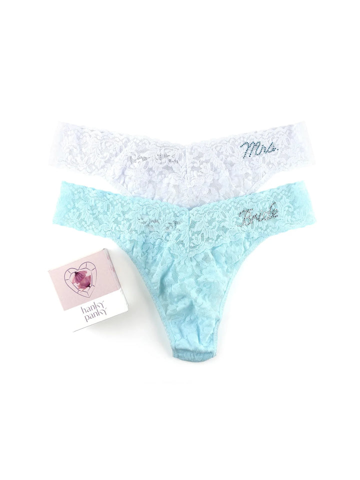 "BRIDE” & “MRS” Oringal Rise Thong