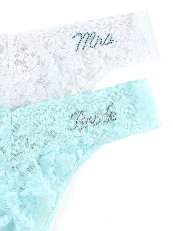 "BRIDE” & “MRS” Oringal Rise Thong