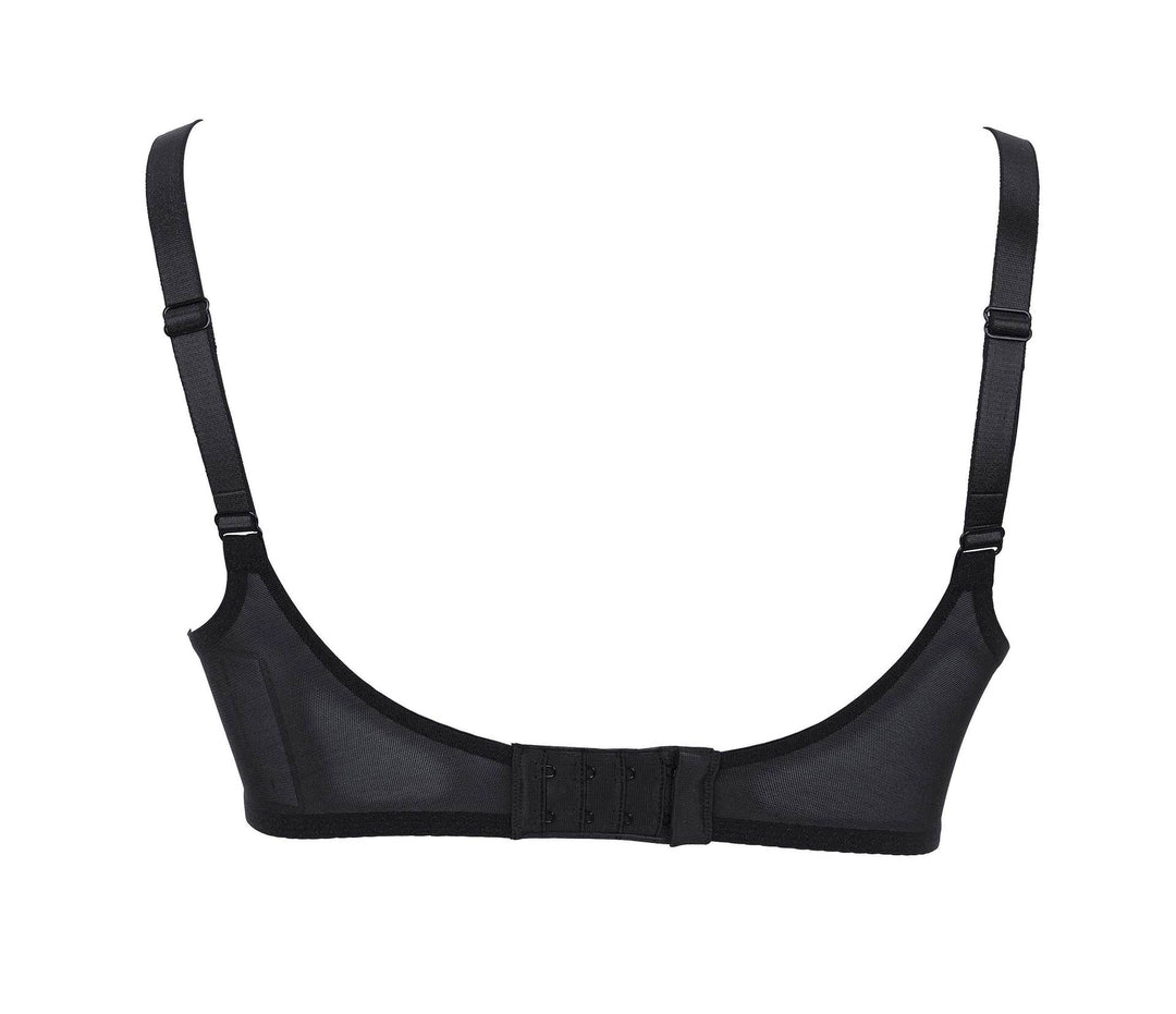 FLEUR - Underwire Nursing Bra - Black - Sheer Essentials Lingerie & Swim
