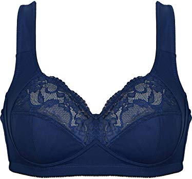 Comfort Strap Wire Free Bra - Navy