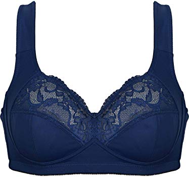 Comfort Strap Wire Free Bra - Navy