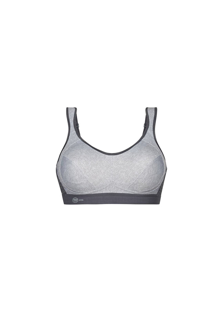 Extreme Control Sports Bra - Grey - Sheer Essentials Lingerie & Swim