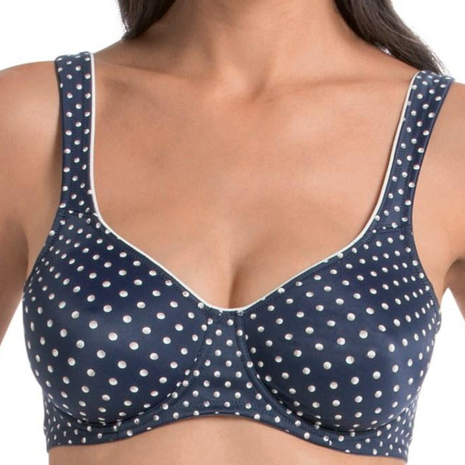 Twin Art Underwire Bra - Blue Iris - 5643