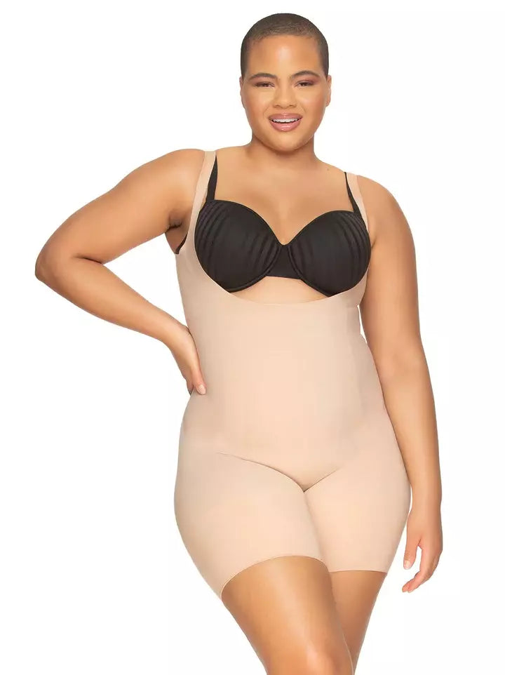 Fusion Mid-Thigh Shapewear Bodysuit