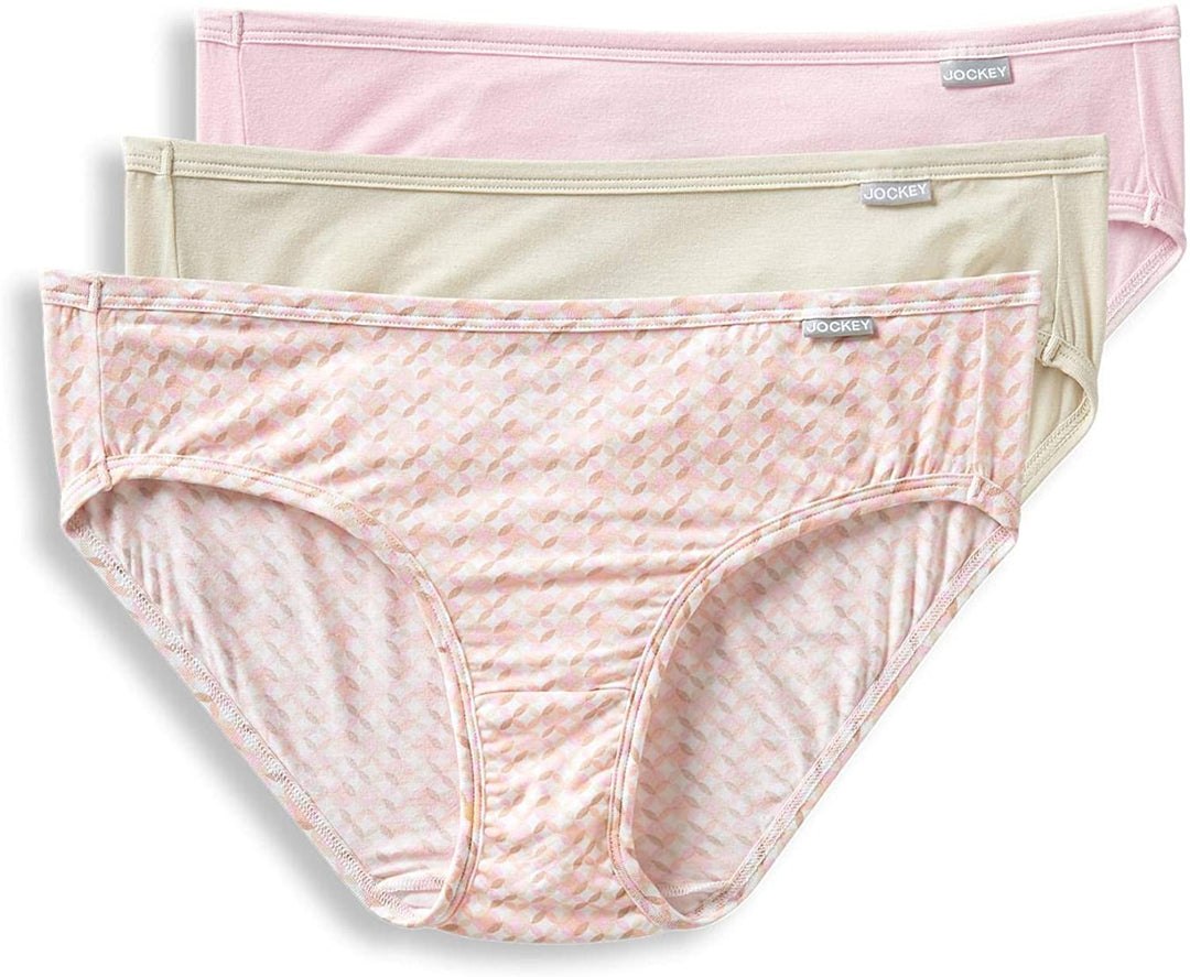 New 3 Pack Jockey Cotton Elance Bikini Underwear Panties Plus