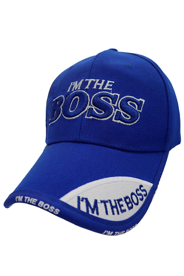 I'M THE BOSS Embroidered Baseball Cap