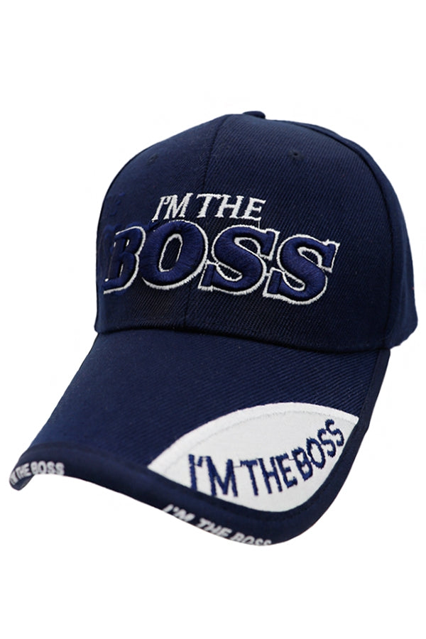 I'M THE BOSS Embroidered Baseball Cap