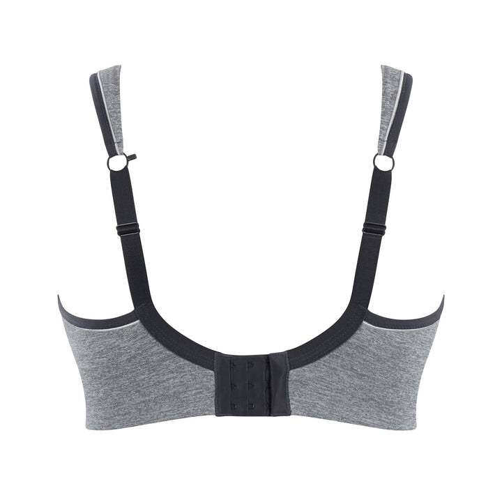 Non-Padded Active Sports Bra - Charcoal Marl
