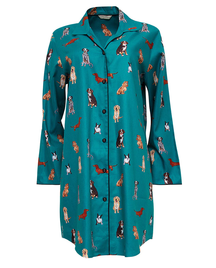 Coco Dog Print Nightshirt