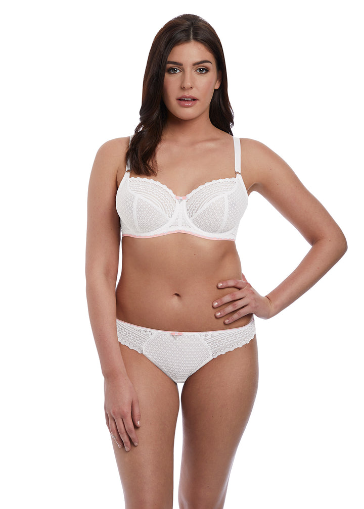 Daisy Lace Underwire - White