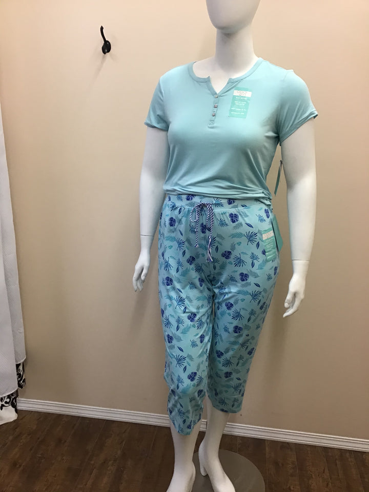 Cool Girl Sleep Capri - Tropical