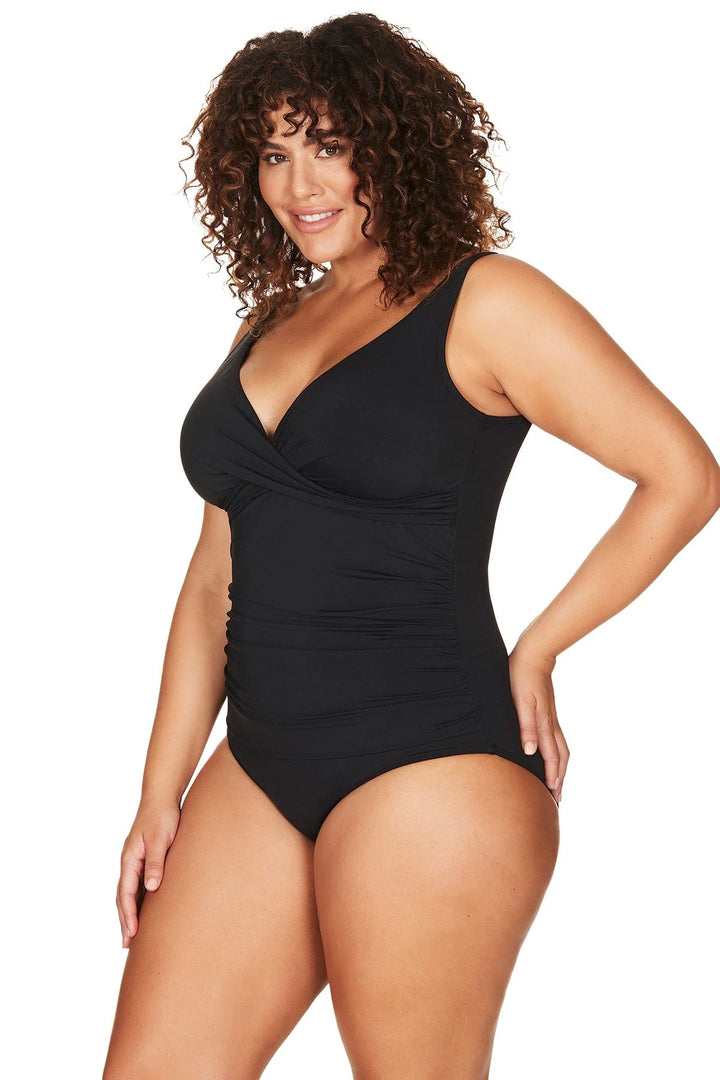 Recycled Hues Black Delacroix One Piece