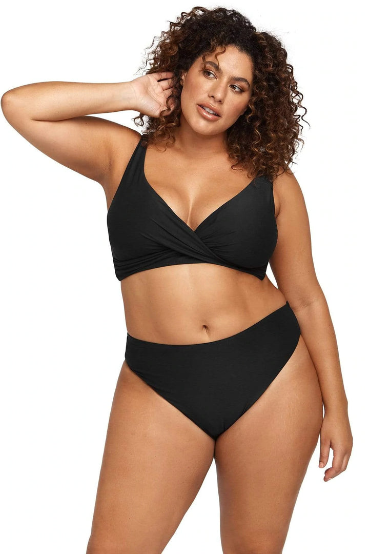 Recycled Hues Black Delacroix Bikini Top