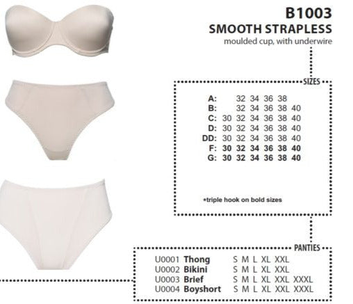 Fit Fully Yours Smooth Strapless - Fawn