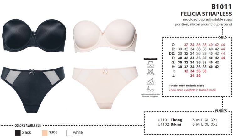Felicia Strapless - Nude - Sheer Essentials Lingerie & Swim