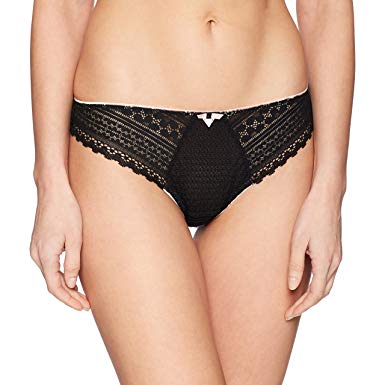 Daisy Lace Brief - Black - Sheer Essentials Lingerie & Swim