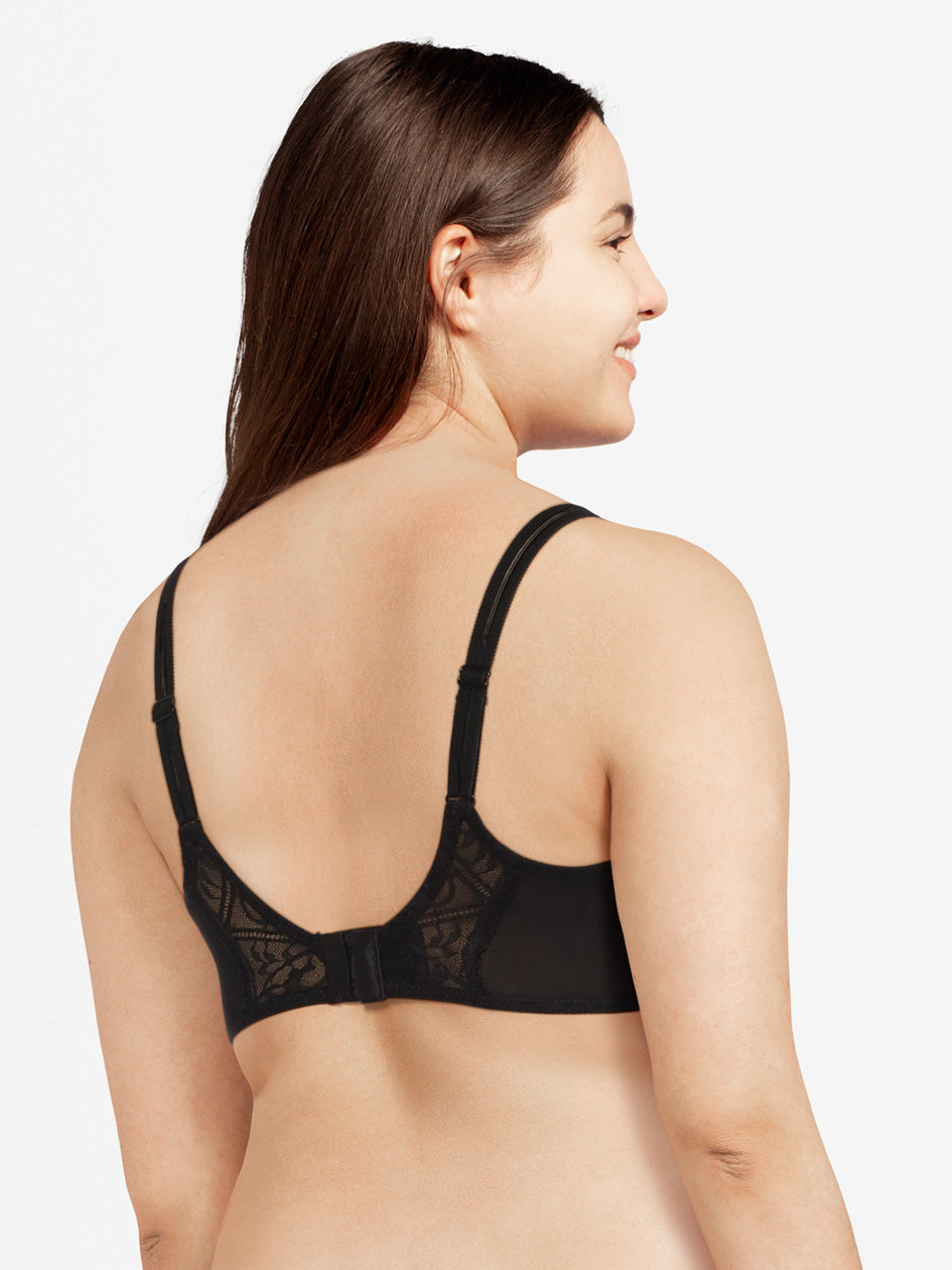 Alto 4 part Underwire Bra - Black