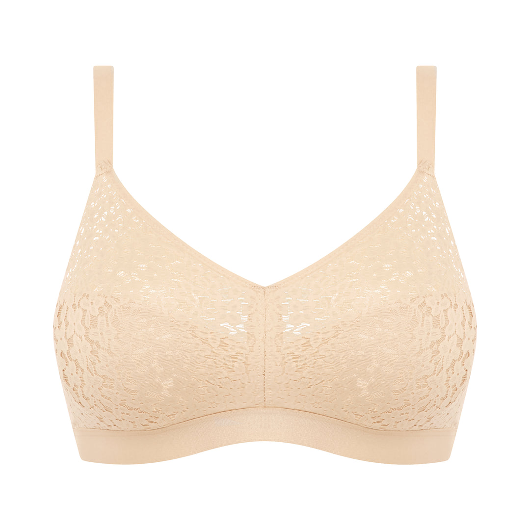 Norah Supportive Wire Free Bra - Nude Blush