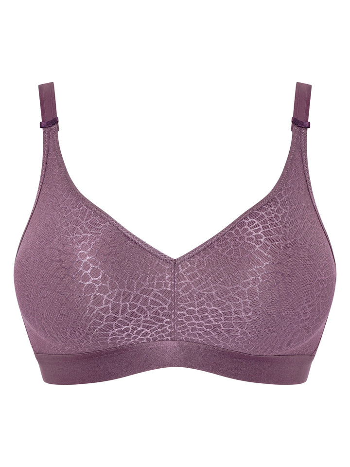 C Magnifique Wire Free Support Bra - Myrtle Blue