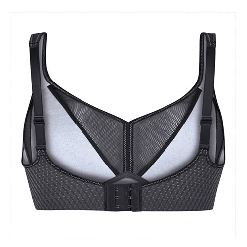 Air Control Sports Bra - DeltaPad - Black - Sheer Essentials Lingerie & Swim