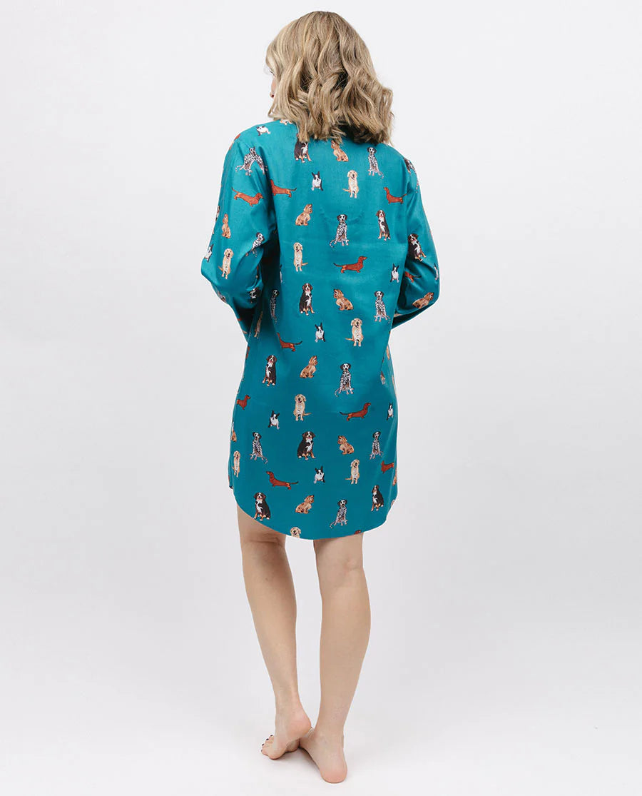 Coco Dog Print Nightshirt