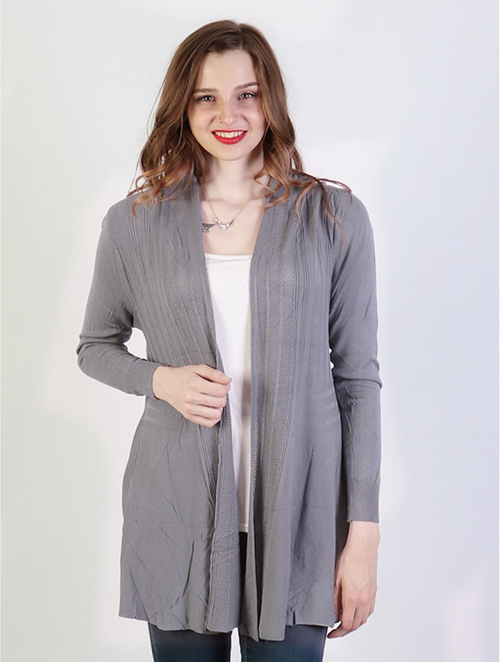 Mercerized Cotton Cardigan