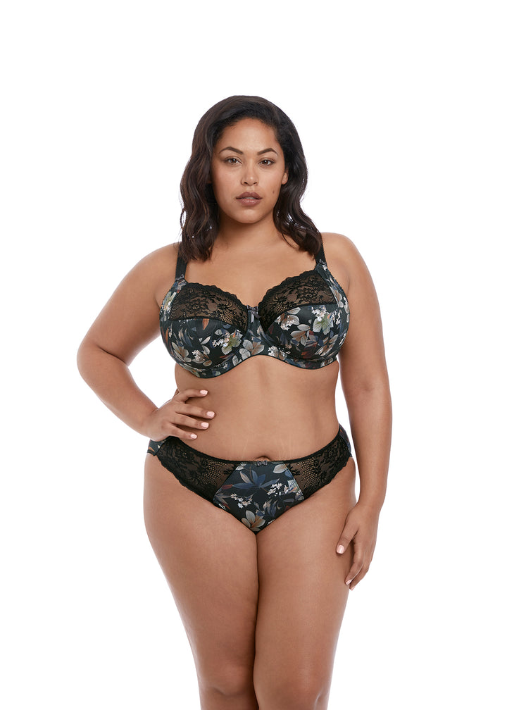 Elomi Morgan Bra - Midnight Garden - Size J 32