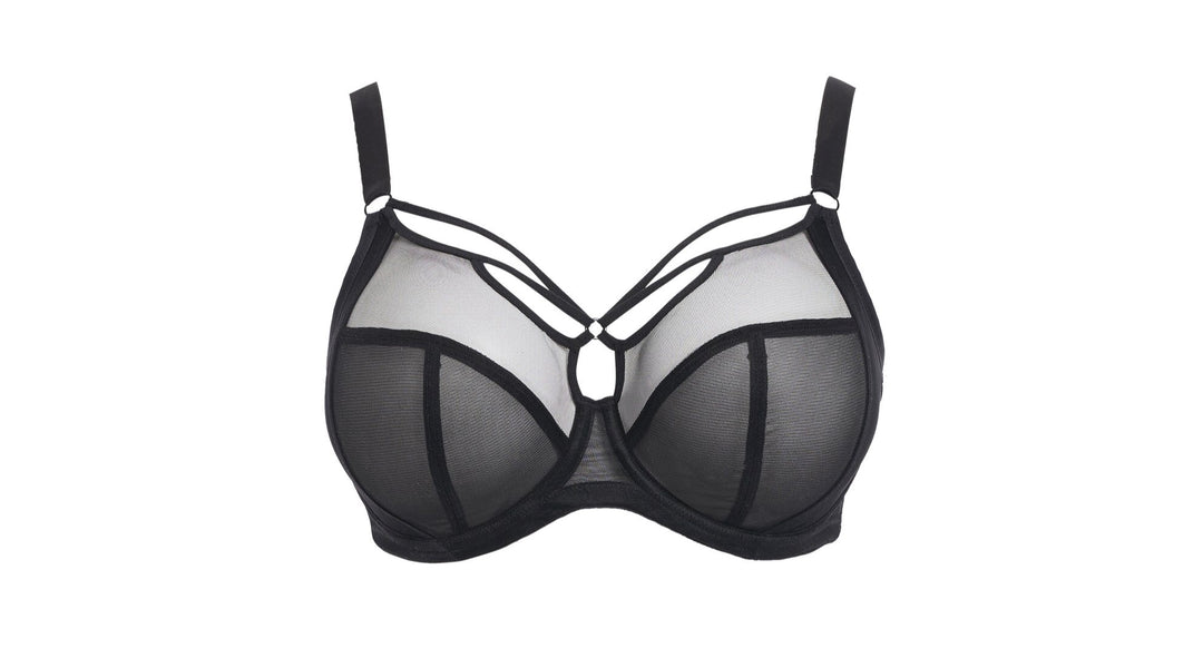 Sachi Underwire Plunge Bra - Black