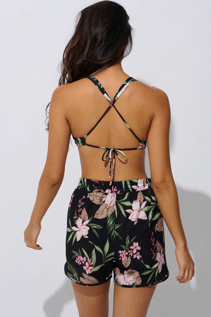 Los Cabos High Waist Cover-Up Boardshort