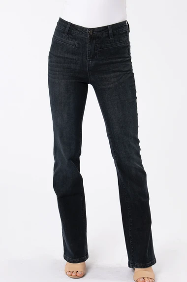 Boot Cut Jean - Dark Denim