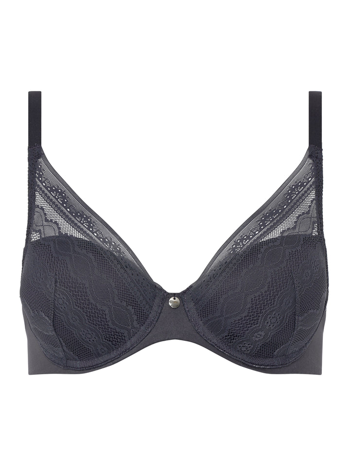 Femilet Kristen Memory Foam T-Shirt Bra - Deep Grey