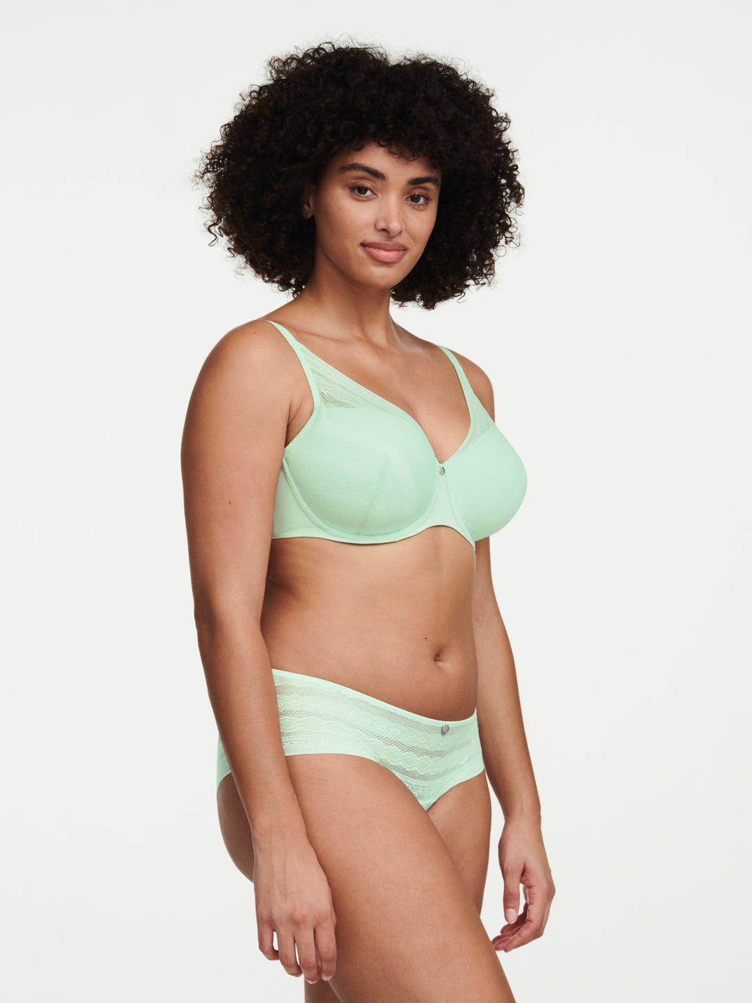 Femilet Kristen Memory Foam T-Shirt Bra - Green Lily