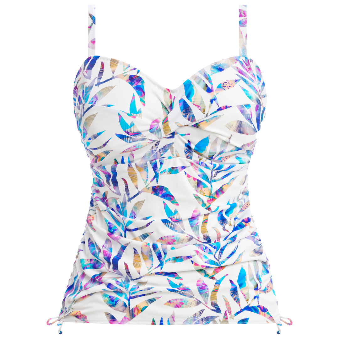 Calypso Harbour Twist Front Tankini Top