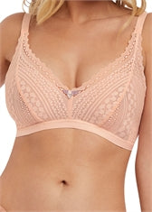 Daisy Lace Bralette - Blush - Sheer Essentials Lingerie & Swim