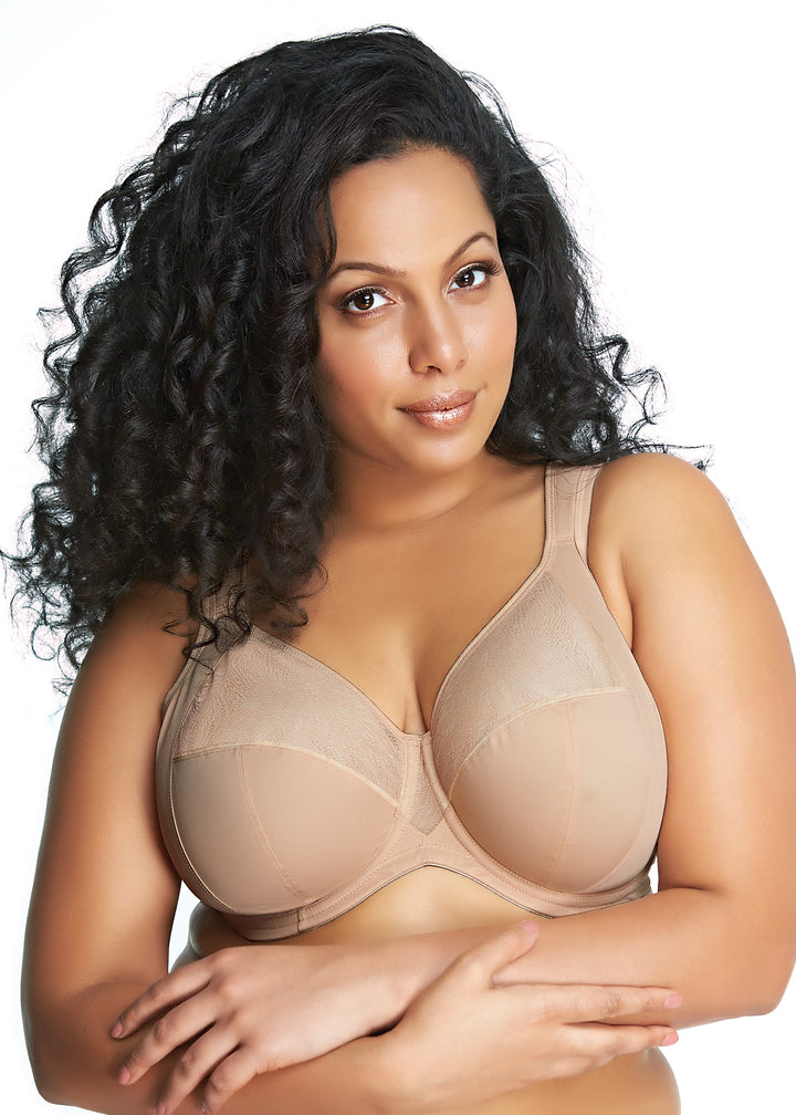 Heather Banded Bra - Sand