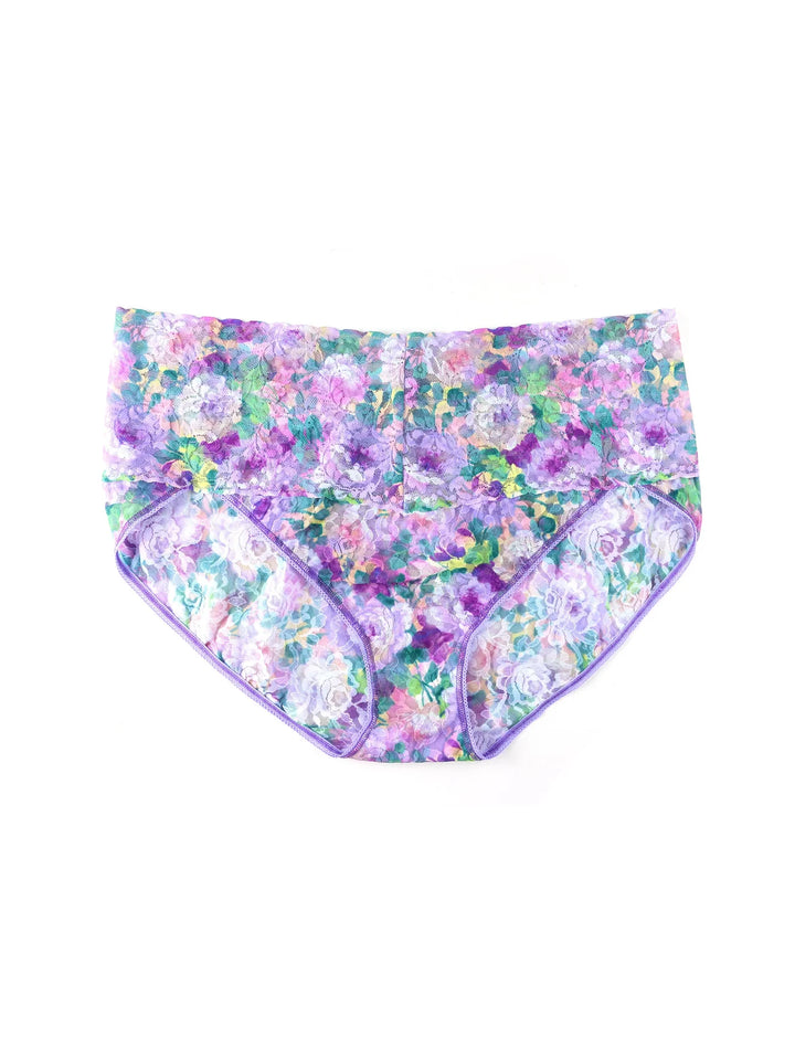 Hanky Panky Retro Lace V-Kini - Bath In Petals - Size 3 X