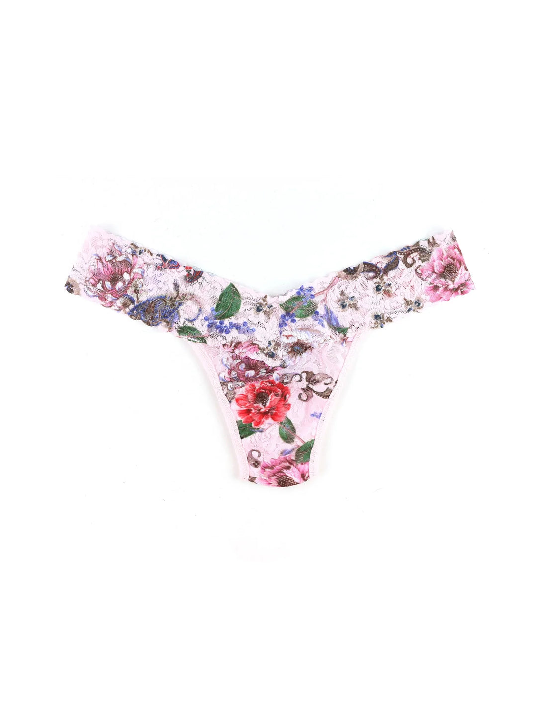 Hanky Panky Printed Signature Lace Thong - Highgrove Garden