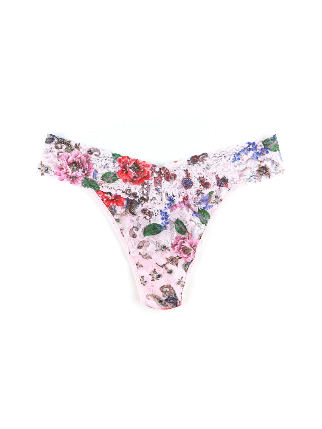 Hanky Panky Printed Signature Lace Thong - Highgrove Garden