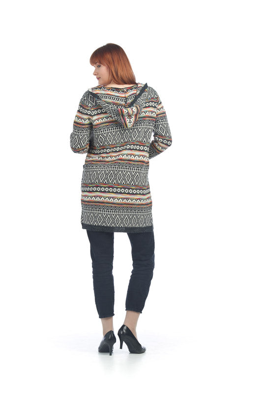 Global Knit Cardigan with Pockets - Size Large