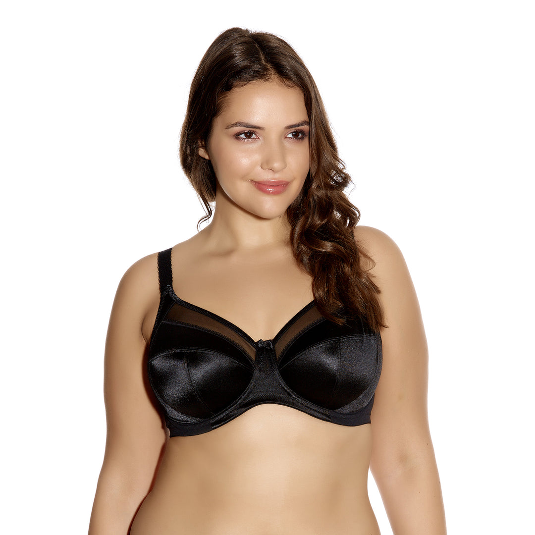 Kiera Banded Bra - Black - Sheer Essentials Lingerie & Swim