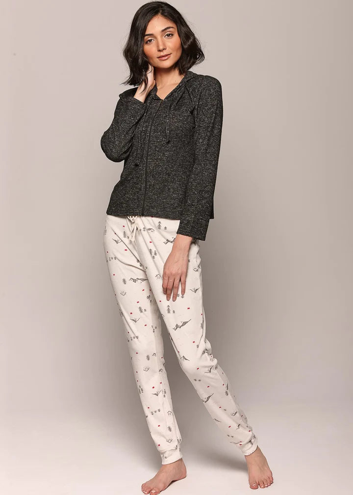 Zip Sweater and Jogger Pants Pajamas