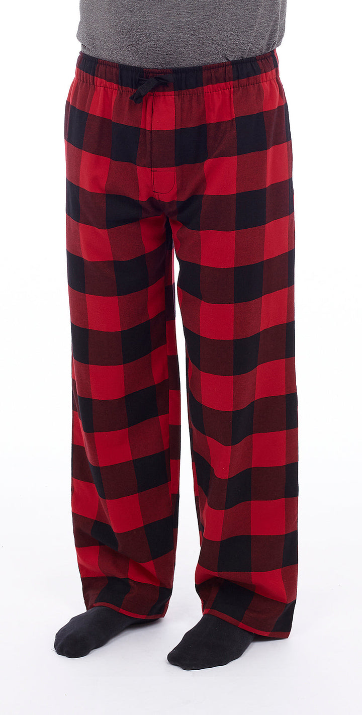 Stone Hill Men's Cotton Flannel Plaid Pj Pants