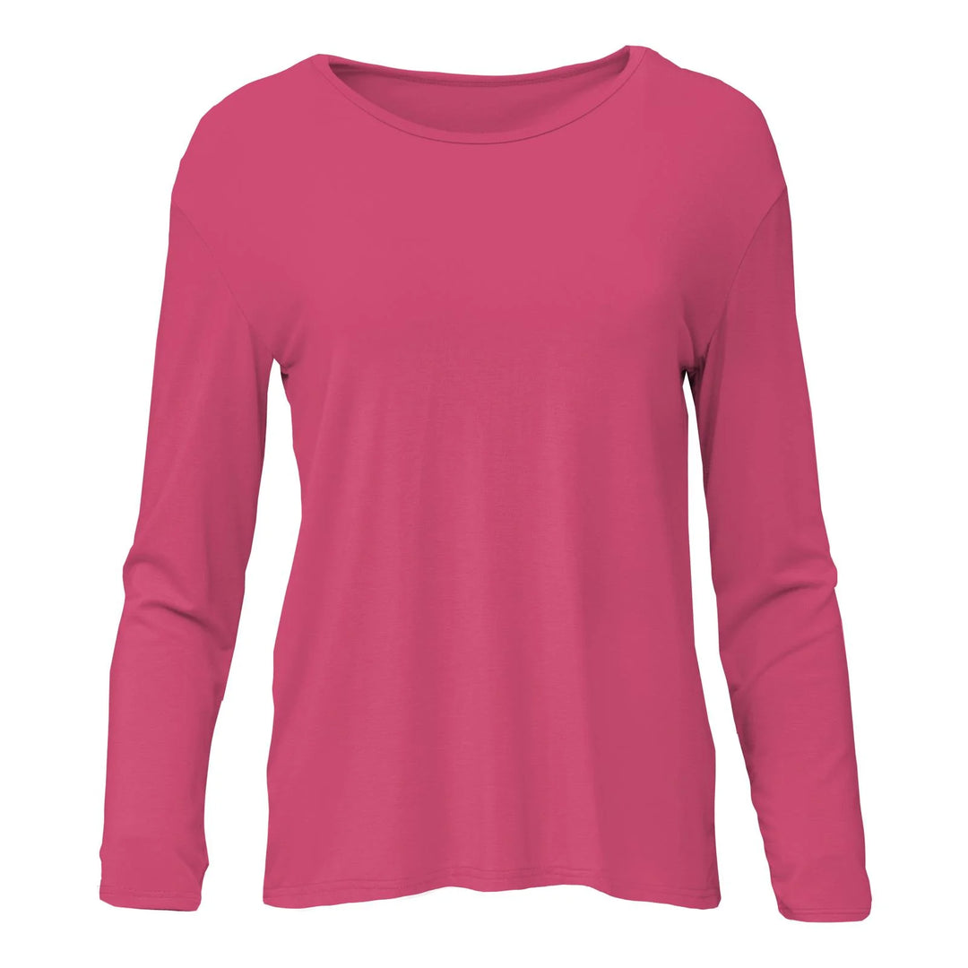 Long Sleeve Butterfly Open-Back Flamingo Top