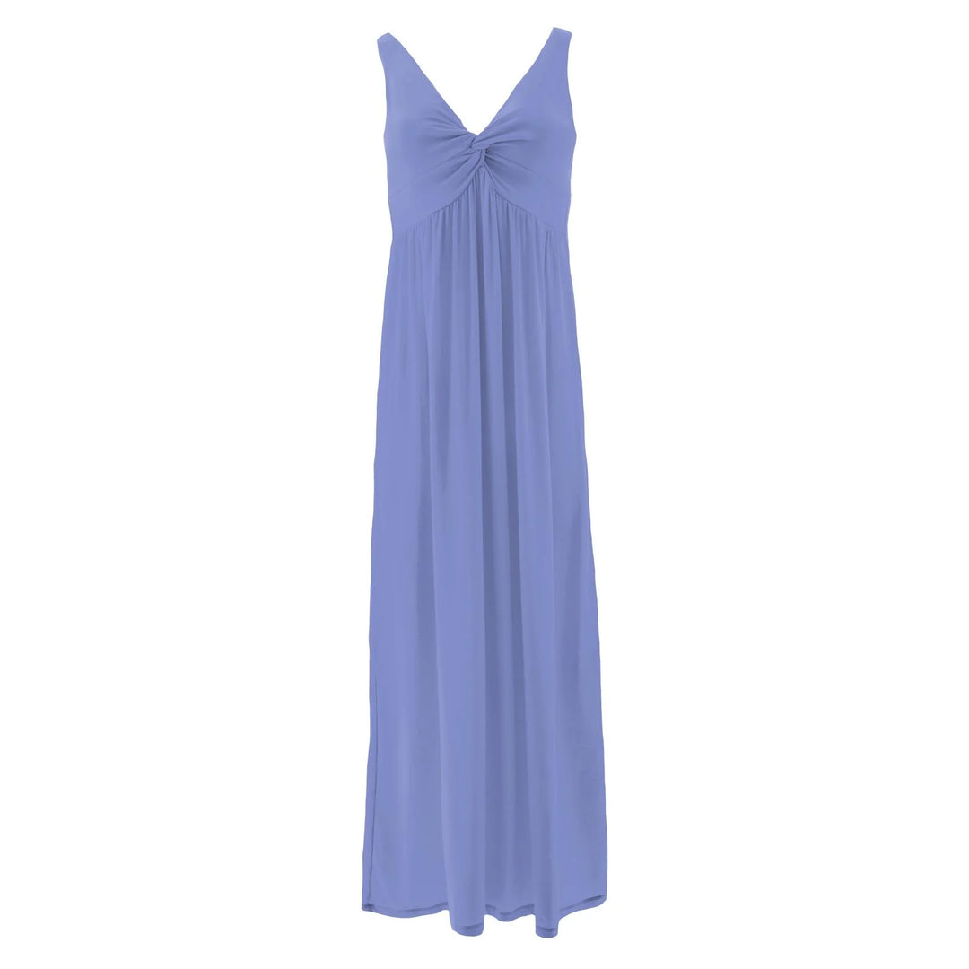 Simple Twist Nightgown / Dress - Forget Me Not