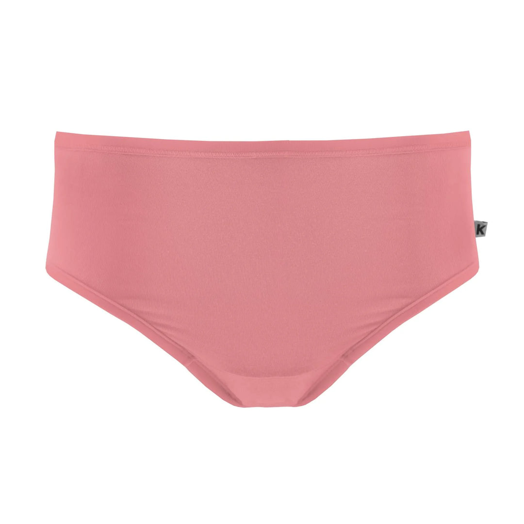 Kickee Solid Classic Brief  - Strawberry