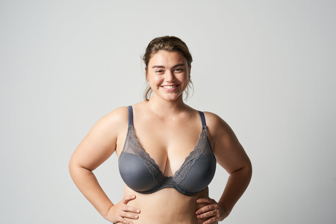 Brooklyn Plunge -  Smokey Grey - Size B 34