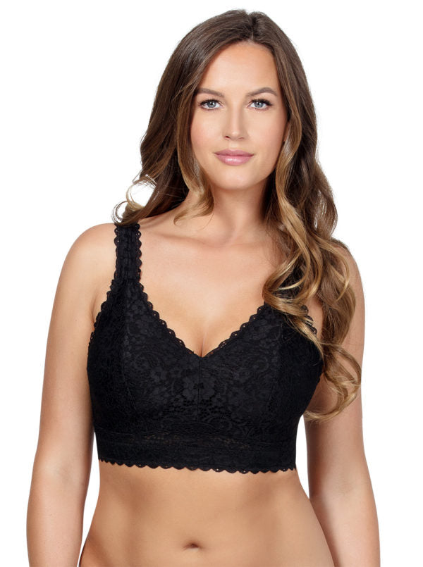 Essentials868 - Non PADDED FULL LACE BRA ✓HAS UNDERWIRE ✓Lace detail at the  side and Cup ✓2 Hook back enclosure ✓90% Polyamide 10 % Spandex Sizes: 32B  34C 38B 38C 40C Price
